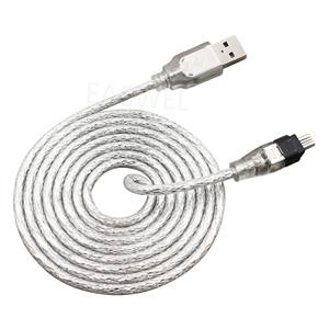 Cáp Dữ Liệu <span class=keywords><strong>USB</strong></span> 2.0 5Feet <span class=keywords><strong>Firewire</strong></span> IEEE 1394 Dành Cho Máy Quay <span class=keywords><strong>MINI</strong></span> DV HDV Để Chỉnh Sửa Pc - Product Image 4