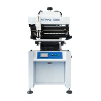 Machine d'impression de pochoirs à pâte à souder semi-automatique pour circuits imprimés, fournie par l'usine