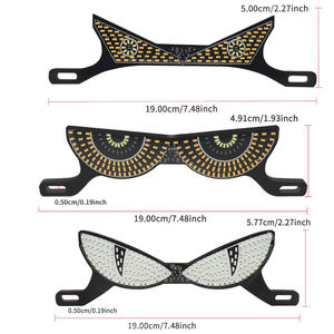 ระบบไฟมอเตอร์ไซค์ LED 12V รุ่นใหม่ Universal รูปทรงสามเหลี่ยม Devil Eagle Eyes รุ่น JHS-Z-12 10W อะไหล่ทดแทน รับประกัน 1 ปี - Product Image 1