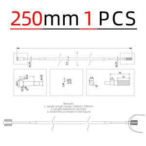 Los radios de fibra de carbono para bicicletas de montaña son radios ligeros de alta resistencia <span class=keywords><strong>y</strong></span> resistentes al desgaste - Product Image 5