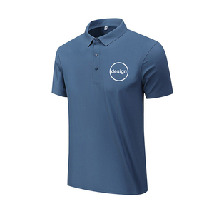 Camiseta de Golf de Alta Calidad OME, a Rayas, con Logotipo Personalizado, 100% Algodón, Secado Rápido, Lona de 250g, Uniforme para Hombre, Venta al Por Mayor - Product Image 2