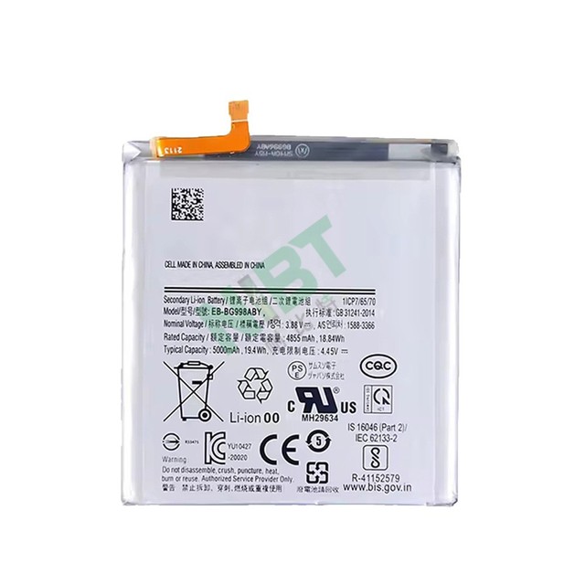 NIBT Wholesale EB-BG998ABY 4.45V 5000mAh 19.40Wh Lithium Mobile Phone Battery for samsung S21 ULTRA