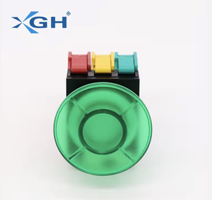 La22e Đỏ/Xanh/Vàng trở lại tạm thời nhựa nấm đầu <span class=keywords><strong>push</strong></span> <span class=keywords><strong>button</strong></span> với đèn - Product Image 3