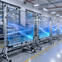 Pantalla LED Transparente para Proyectos de Publicidad en Vidrio, Suministro de Fábrica