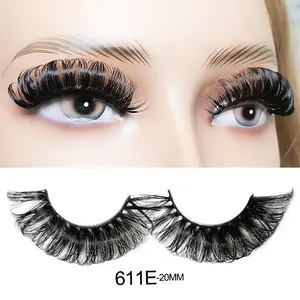 2022 new russian style strip lashes D curl false eyelashes