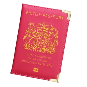 Couverture de passeport britannique en cuir PU couverture de passeport de Grande-Bretagne pour <span class=keywords><strong>voyage</strong></span> de <span class=keywords><strong>voyage</strong></span> porte-passeport britannique cadeaux de Promotion - Product Image 3