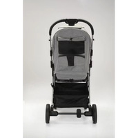 Poussette pour bébé Kidilo 5566 NewBorn Buggy, cadre en acier inoxydable, polyester Oxford, pliable, légère, compacte, pour voyager