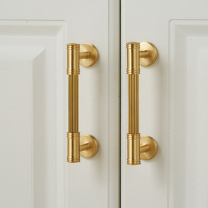 JOYLIFE Minimalist Solid Brass Bar Pull, Single Hole <strong>Handle</strong> for <strong>Flush</strong> Mount on Drawer and Cabinet <strong>Door</strong> - Product Image 3