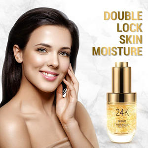 Özel etiket yüksek kaliteli Anti-Aging 24K <span class=keywords><strong>nano</strong></span> ipek altın yüz serumu ile c vitamini cilt nemlendirici hediye yüz serumu - Product Image 3