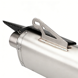 Kit de modification d'échappement pour <span class=keywords><strong>moto</strong></span> CFMOTO 450SR 2022-2025, avec <span class=keywords><strong>tube</strong></span> de liaison intermédiaire de course, silencieux Akra et <span class=keywords><strong>tube</strong></span> en acier inoxydable - Product Image 3