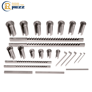 Rãnh then chuốt công cụ Kit rãnh then broach Set Collared bushing Shim bộ tốc độ cao vật liệu thép kim loại công cụ công nghiệp - Product Image 1