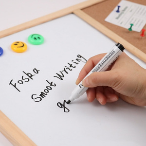 Tableau d'affichage combiné en liège et tableau blanc encadré en bois, double fonctionnalité, 16x24 pouces, faible MOQ, pour salle de classe, maison, école et bureau - Product Image 6