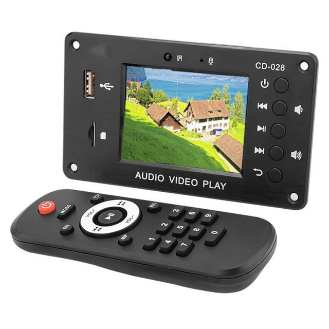 #50164 Wireless Wireless Audio Video Decoder LCD Screen DTS Lossless Wireless Module mp4/mp5 HD Video APE/WAV Decoding Board