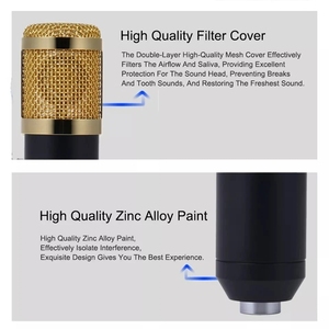 Bộ thiết bị thu âm chuyên nghiệp BM 800 V8, bao gồm micro tụ điện BM800 dành cho <span class=keywords><strong>karaoke</strong></span>, podcast, thu âm và phát trực tiếp. - Product Image 5