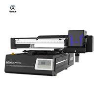 Nouvelle machine d'impression UV 6090 entièrement automatique à 3 têtes XP600 CMYKW Plus Vernis, impression en un seul passage, effet relief pour tasses, étiquettes en cristal et rouleaux