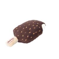 Peluche en forme de bâtonnet de chocolat simulé, oreiller en peluche en forme de crème glacée mordue, cadeau personnalisé avec logo
