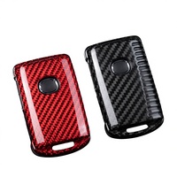 Étui pour clé de voiture en fibre de carbone T-carbon pour Mazda 3 2020/CX-30 2019, accessoires automobiles, résistant aux rayures, anti-usure
