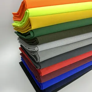 Tessuto greta uniforme in twill tc 80% resistente all'acqua tinto in cotone 20% poliestere 80/20 impermeabile di alta qualità per abbigliamento da lavoro