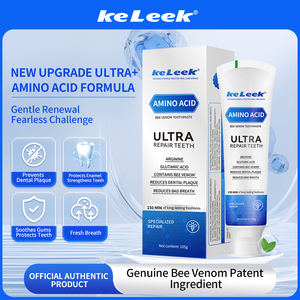 Pâte dentifrice au venin d'abeille KeLeek en gros 105g Formule Acides Aminés Soin <span class=keywords><strong>Dentaire</strong></span> Ultra Réparateur Réduit la Mauvaise Haleine - Product Image 2