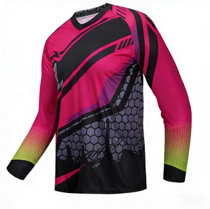 Maillot VTT Pro Série Sunny – Protection UV pour le Cyclisme – Hauts d'Entraînement VTT – Tenue Sportive Décontractée – Vente en Gros Usine - Product Image 2