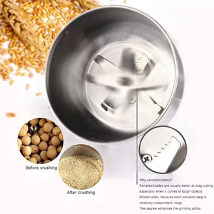 <b>Grinder</b>, <b>Small</b> Household Coffee Bean <b>Grinder</b>, Stainless Steel, High Power, Multifunctional Kitchen Food Blender Stainless Steel - Product Image 4