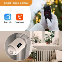 Termostato Inteligente con Disipador de Calor TRV602W, Versión WiFi, Termostato de Bajo Voltaje