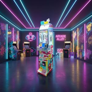 Arcade <b>Machine</b> <b>Claw</b> <b>Machine</b> Double Layer Crane Arcade Prize <b>Game</b> Equipment Coin Operated Toy Catcher for Mall Store Center - Product Image 1