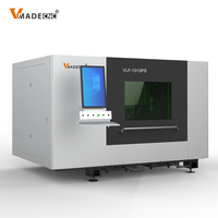 Machine de découpe laser à fibre industrielle CNC 1313 3015 avec couvercle 1.5kw 2kw 3kw 6kw pour tôles métalliques et acier