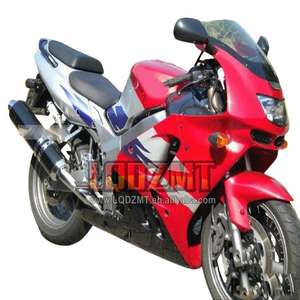 Carrosserie pour <span class=keywords><strong>KAWASAKI</strong></span> <span class=keywords><strong>NINJA</strong></span> ZX-9R ZX 9R <span class=keywords><strong>900</strong></span> CC 9 R ZX9R 94 95 96 97 46No.45 rouge brillant ZX900CC ZX900 1994 1995 1996 1997 Carénage - Product Image 1