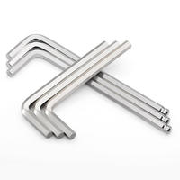 Clé Allen en L nickelée DIN 4 5 6 mm en acier inoxydable pour mécaniciens – Outil de clé standard