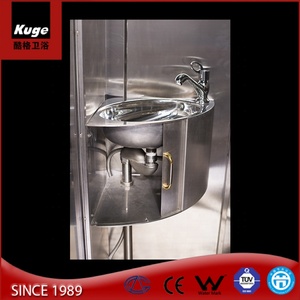 Cabina de Baño Portátil de Acero Inoxidable de Lujo Prefabricada en China, para Exteriores, Pública, <span class=keywords><strong>con</strong></span> <span class=keywords><strong>Ducha</strong></span> - Product Image 2