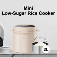 Autocuiseur Électrique Numérique 2L pour la Maison et le Camping, à Faible Teneur en Sucre, avec Minuteur et Fonction de Cuisson du Riz