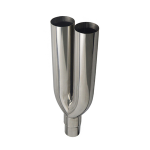 Tuyau d'échappement double en Y allongé de 19 pouces pour General Motors, avec double sortie et installation par soudure pointue - Product Image 4
