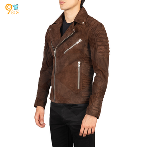 Custom High Quality <strong>Mens</strong> Custom Fashion Street Style <strong>Suede</strong> Biker Bomber <strong>Jackets</strong> - Product Image 3