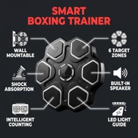 Appareil de fitness pour salle de sport : Cible de boxe musicale intelligente pour l'entraînement de boxe