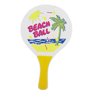Ensemble de jouets de plage colorés personnalisés, raquettes de plage en bois et ensemble de raquettes de tennis, amusement en plein air - Product Image 6