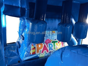 Château gonflable PVC « Smiley » pour enfants, idéal pour les fêtes et le divertissement intérieur/extérieur - Product Image 4