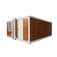 Maison préfabriquée à prix d'usine, 2 ou 3 chambres, maison conteneur extensible de 20 pieds, maison pliable portable, mini-maison mobile à vendre