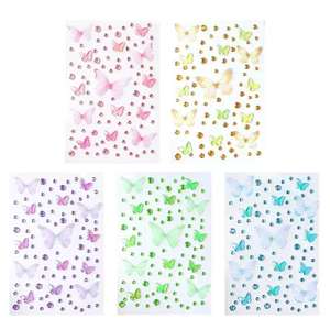 สติกเกอร์แต่งคิ้วอะคริลิคแบบทำมือขายดีสติกเกอร์แต่งตาโมลทำจาก PVC กากเพชร - Product Image 5