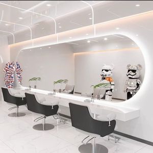 Miroir mural éclairé par LED, grand miroir de coiffeuse rétroéclairé pour salon de coiffure, salon de beauté - Product Image 6