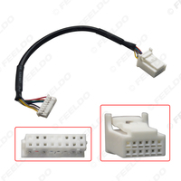 Adaptateur radio audio de voiture, câble auxiliaire avec microphone mains libres pour Toyota Reiz/Camry/Highlander/Corolla/Vios/RAV4/Prado