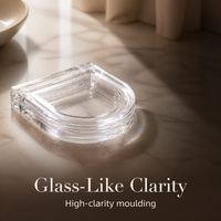 Vente directe d'usine - Boîte à poudre compacte ronde transparente en plastique vide pour poudre libre et blush, avec emballage personnalisé