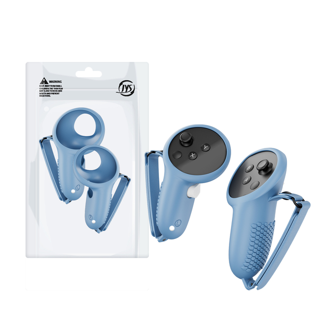 Silicone Grips Cover with Hand Straps for VR 3 Controller Game Accessories