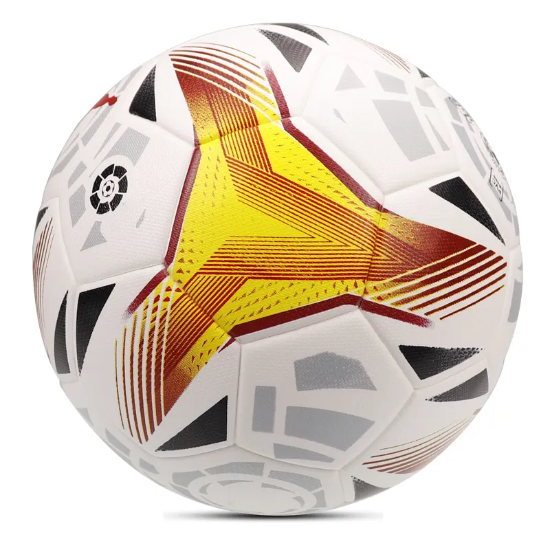 Top-Rate Hoge Kwaliteit Voetbal Gepersonaliseerde Voetbal Aanpassen Logo Afdrukken Thermische Bonding Ballen Voor Game
