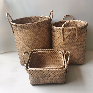 Startseite wasserdichte kunststoff rattan gewebt wäsche spielzeug lagerung korb gestrickte kleidung PE wicker rattan weben organizer korb