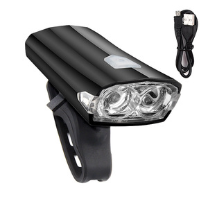 Lampe de vélo Tg-Zx00601, phare avant LED rechargeable 300 mAh avec sangle en silicone pour la conduite nocturne - Product Image 1