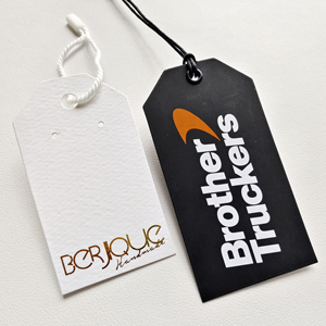 Zp-sinh thái thân thiện giấy đen treo thẻ tùy chỉnh lá vàng sang trọng tông Swing thẻ cho hàng may mặc ghi nhãn và thời trang may mặc - Product Image 5