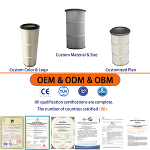 Cartucho de Filtro de Polvo de Nanofibra de Alta Eficiencia para Filtración de Humo de Soldadura, Colector de Polvo Industrial, Kartusz <span class=keywords><strong>Filtra</strong></span> Pylowego - Product Image 6