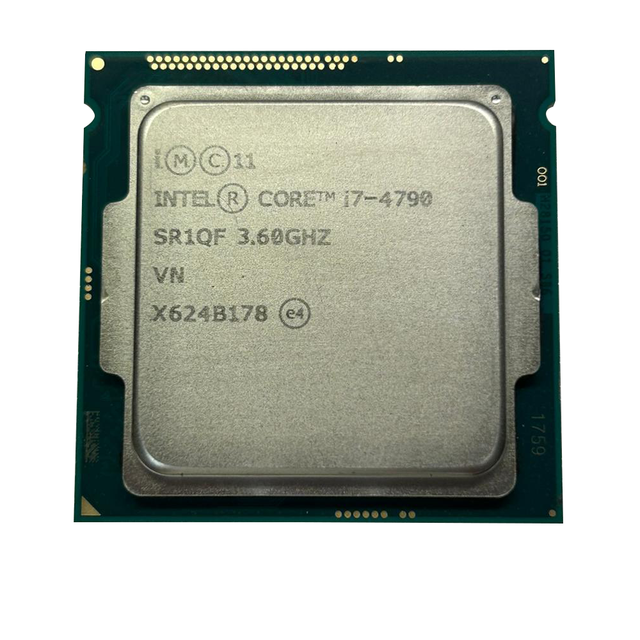 Computer Intel Core I7 Processors I7 4th Generation 4790 CPU 4 Total Cores 8 Total Threads Processors