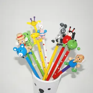 Lápiz de Madera con Diseño de Animalito, Superventas, con Mina HB para Niños, Incluye Decoración para la Punta - Product Image 4